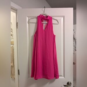HYFVE- Pink Halter Mini Sundress Cocktail